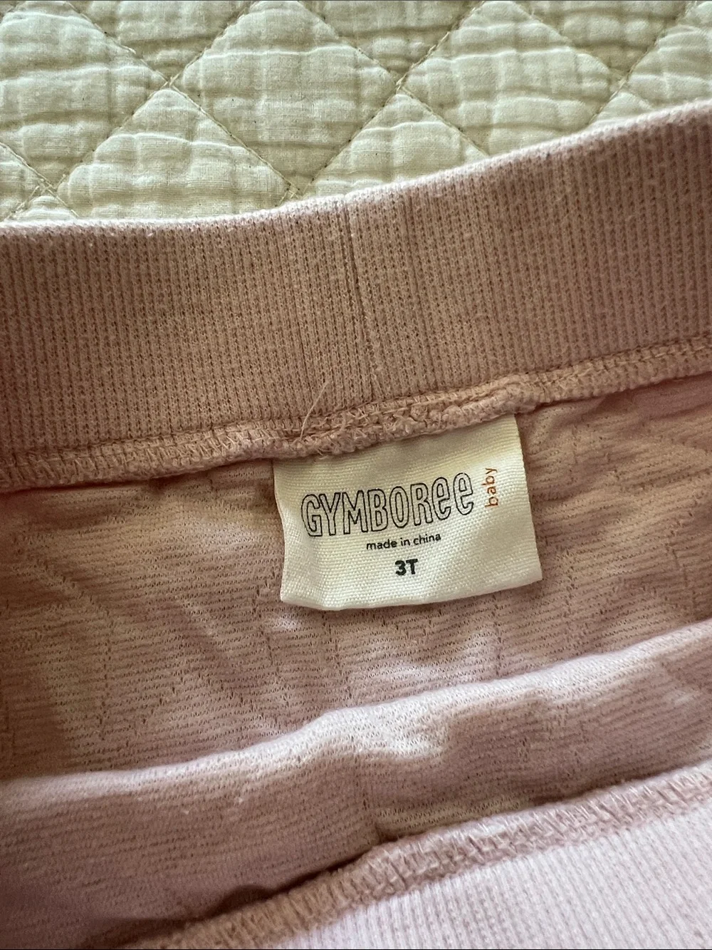 Gymboree Toddler Girl Quilted Pink Skirt Size 3t